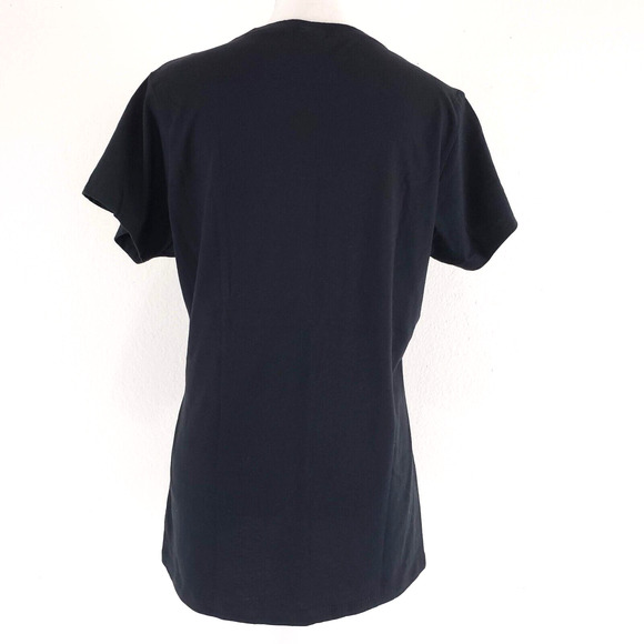 Just a Girl Who Loves Ramen and K-Pop SIZE L Womens Short Sleeve Black T-shirt - Picture 4 of 9